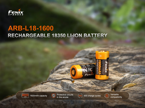 Fenix ARB-L18-1600 Rechargeable 18350 Battery
