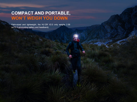 Fenix HL12R V2 Ultralight Outdoor Rechargeable Headlamp