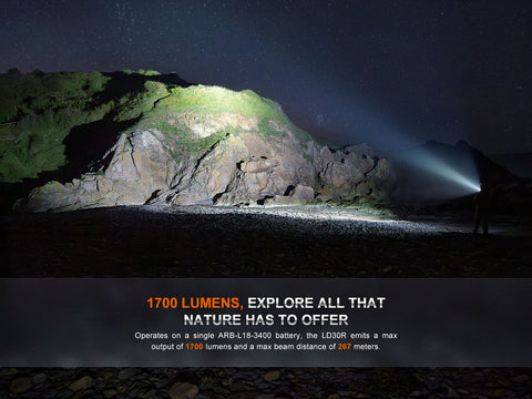 Fenix LD30R High-Performance Lightweight Flashlight