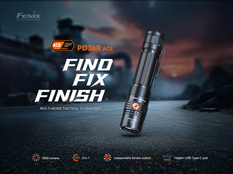 Fenix PD36R ACE Customizable Multi-Mode Flashlight