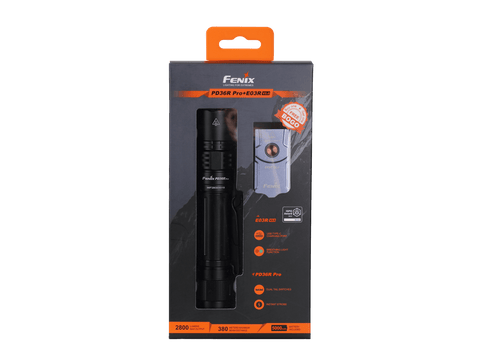 Fenix PD36R Pro 2800 Lumen Flashlight + FREE E03R V2 Keychain Light