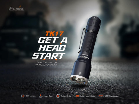 Fenix TK17 Dual Switch Tactical Flashlight