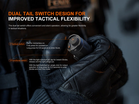 Fenix TK17 Dual Switch Tactical Flashlight