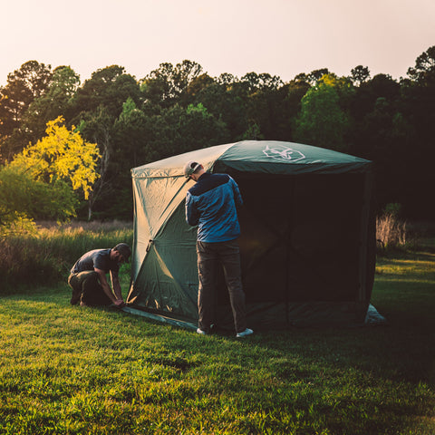 3-Pack Gazebo Wind Panels - Alpine Green