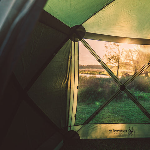 3-Pack Gazebo Wind Panels - Alpine Green