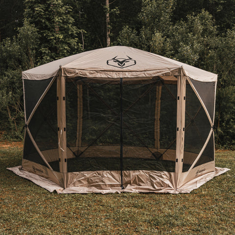 G6 6-Sided Portable Gazebo with TriTech Mesh