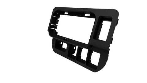 Base Panel for 1 Tall and 3 Short Switch Locations (Tacoma Double Cab)