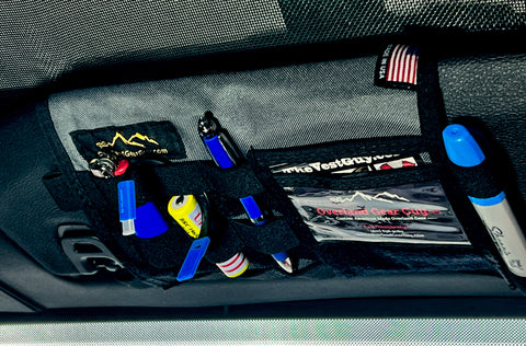 Jeep Gladiator MOLLE Visor Organizer - Tacoma Visor