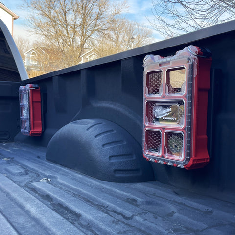 Integral Boxlink Plate (Half) - Ford F150 & RAPTOR (2015+), Super Duty (2017+) - Compatible with Milwaukee Tool Packout Organizers