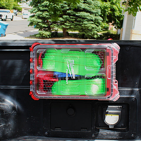 Integral Bedside Panel - Toyota Tacoma (2005+), Tundra (2007+), Jeep Gladiator (2019+) - Compatible with Milwaukee Tool Packout Organizers