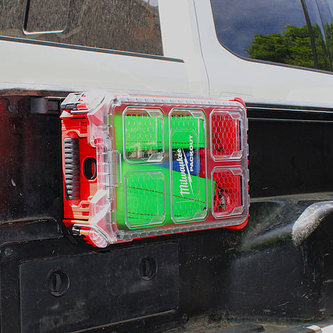 Integral Bedside Panel - Toyota Tacoma (2005+), Tundra (2007+), Jeep Gladiator (2019+) - Compatible with Milwaukee Tool Packout Organizers