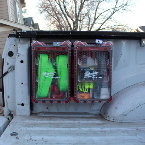 Integral Boxlink Panel (Full) - F150 & Raptor (2015+) - Compatible with Milwaukee Tool Packout Organizers