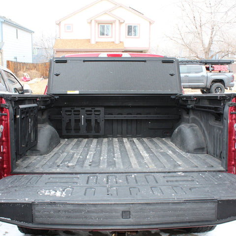 Integral Bulkhead Rail with Panel Kit - Super Duty (2017+) - Compatible with Milwaukee Tool Packout Organizers