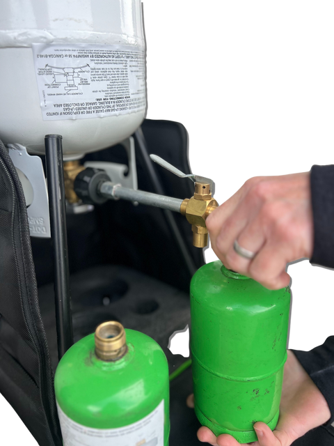 Refillable 1LB Propane Travel Kit