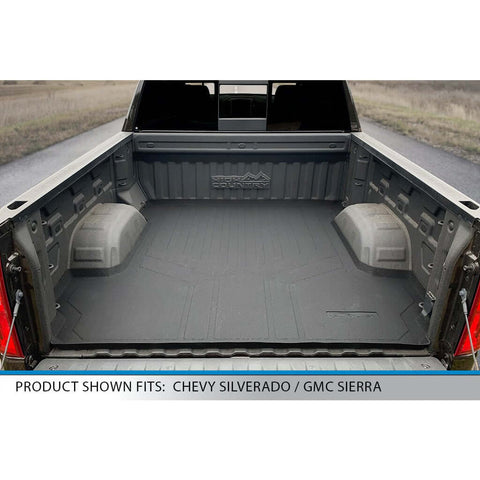 SmartCoverage™ Custom Fit Floor Liners For 2019-2021 GMC Sierra/ Chevy Silverado 1500 Crew Cab (5'8 Short Bed Only)- K0400