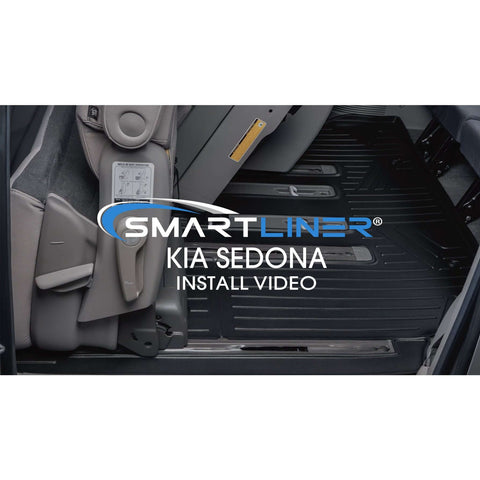 SMARTLINER Custom Fit Floor Liners For 2015-2021 Kia Sedona 8 Passenger Model Only