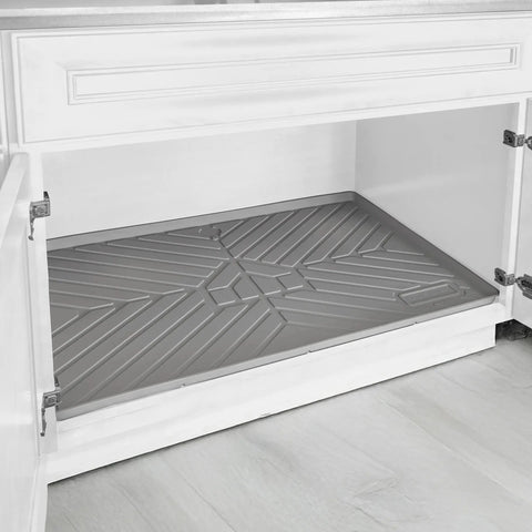 SMARTLINER HOME™ Under Sink Cabinet Kitchen Mats Compatible With Standard Kitchen Cabinets 22.5" x 34.5"