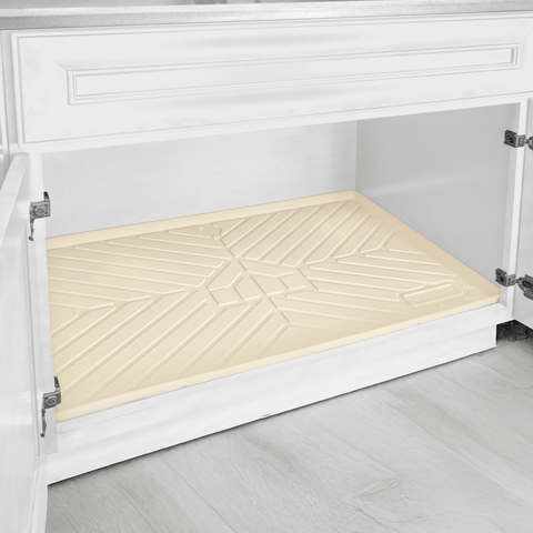 SMARTLINER HOME™ Under Sink Cabinet Kitchen Mats Compatible With Standard Kitchen Cabinets 22.5" x 34.5"
