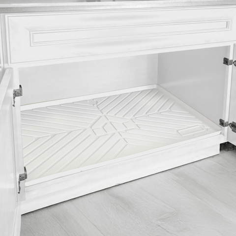 SMARTLINER HOME™ Under Sink Cabinet Bathroom Mats Compatible With Standard Bathroom Cabinets 19.5" x 34.5"