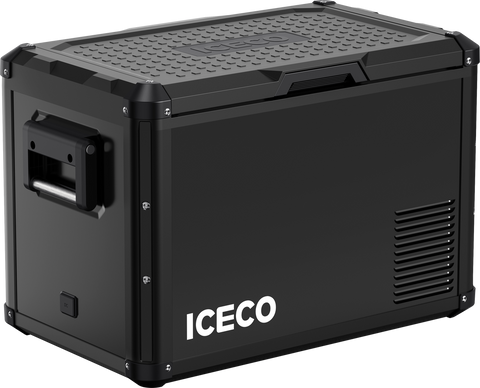ICECO VL45ProD Dual Zone 12V Portable Fridge Freezer - Black