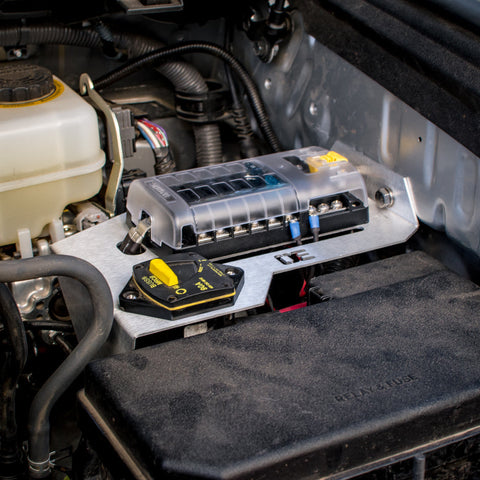 Auxiliary Fuse Block Bracket Mount for 5th Generation Toyota 4Runners (2010 - 2019, 2020-2024 with modification)