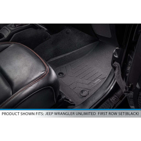 SMARTLINER Custom Fit Floor Liners For 2018-2020 Jeep Wrangler (2 Door Models)
