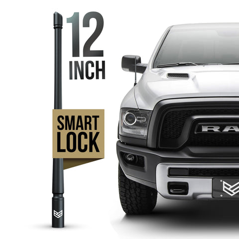 DODGE RAM SMARTLOCK™ SHORT FLEXIBLE ANTENNA 12 INCH (NEW!)