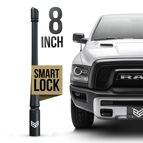 DODGE RAM SMARTLOCK™ SHORT FLEXIBLE ANTENNA 8 INCH (NEW!)