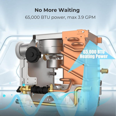 2.64GPM Tankless RV Hot Water Heater PRO With Remote Control