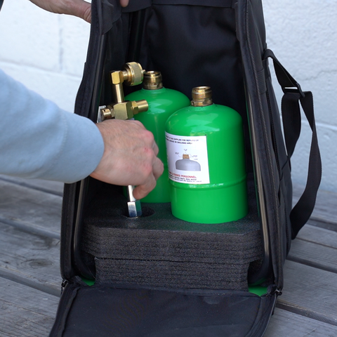 Refillable 1LB Propane Travel Kit