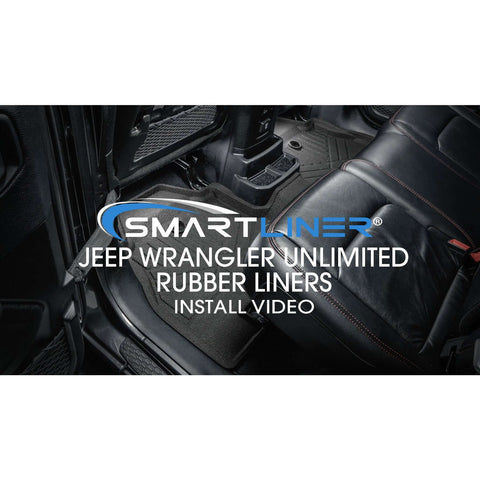 SMARTLINER Custom Fit Floor Liners For 2018-2024 Jeep Wrangler Unlimited