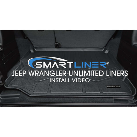 SMARTLINER Custom Fit Floor Liners For JL 2018-2024 Jeep Wrangler Unlimited 4-Door (JL New Body Style - not JK)