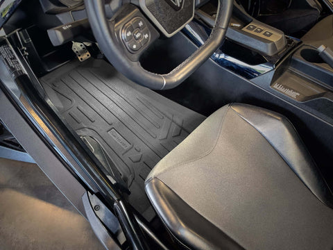 SMARTLINER Custom Fit Rugged Rubber Floor Liners For 2016-2024 Polaris Slingshot