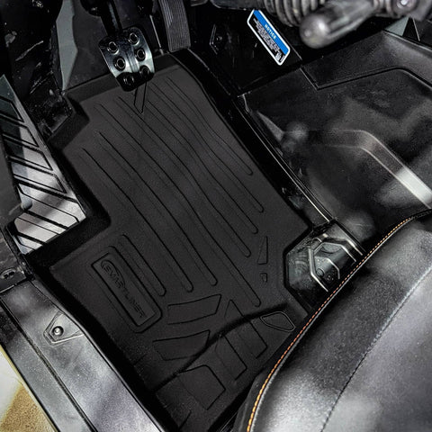 SMARTLINER Custom Fit Rugged Rubber Floor Liners For 2024-2025 Can-Am Maverick Trail 1000