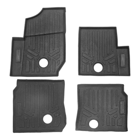 SMARTLINER Custom Fit Rugged Rubber Floor Liners For 2019-2025 Polaris General XP 1000 (4-Seater Models)