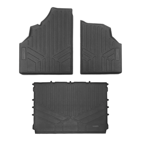 SMARTLINER OUTDOORS™ Custom Fit Rugged Rubber Floor Liners For 2016-2025 Can-Am Defender (6 Seater)
