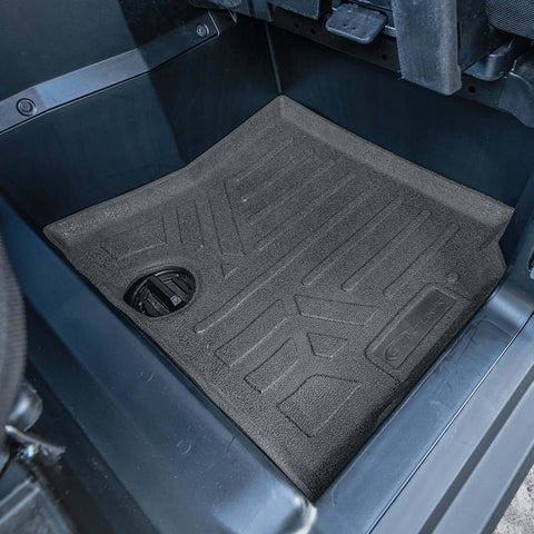 SMARTLINER Custom Fit Rugged Rubber Floor Liners For 2019-2025 Polaris General XP 1000 (4-Seater Models)