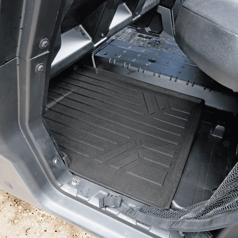 SMARTLINER OUTDOORS™ Custom Fit Rugged Rubber Floor Liners For 2016-2025 Can-Am Defender (6 Seater)