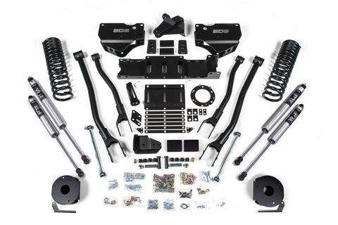 4 Inch Lift Kit w/ 4-Link | Ram 2500 w/ Rear Air Ride (19-24) 4WD | Diesel