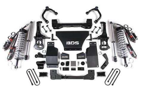 4 Inch Lift Kit | FOX 2.5 Performance Elite Coil-Over | Chevy Silverado or GMC Sierra 1500 (2025) 4WD | Gas