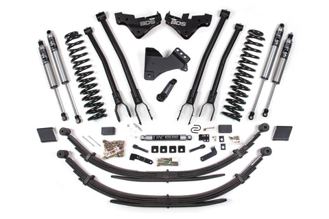 5 Inch Lift Kit w/ 4-Link | Ford F250/F350 Super Duty (23-25) 4WD | Gas
