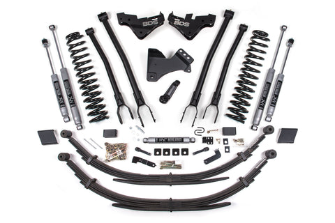 5 Inch Lift Kit w/ 4-Link | Ford F250/F350 Super Duty (23-25) 4WD | Diesel