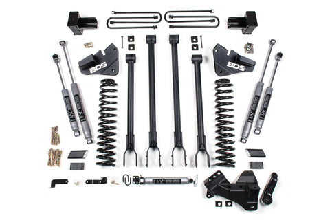 5 Inch Lift Kit w/ 4-Link | Ford F250/F350 Super Duty (20-22) 4WD | Diesel