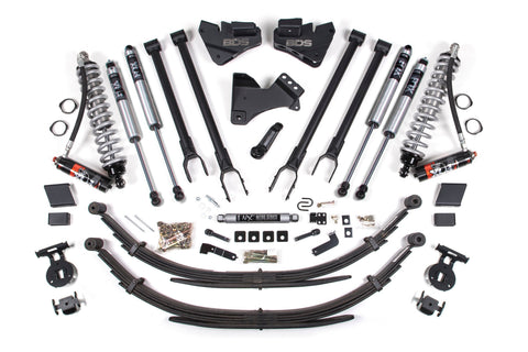 4 Inch Lift Kit w/ 4-Link | FOX 2.5 Performance Elite Coil-Over Conversion | Ford F250/F350 Super Duty (17-19) 4WD | Diesel
