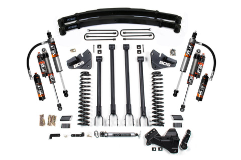 4 Inch Lift Kit | 4-Link Conversion | Ford F250 / F350 Super Duty (17-19) 4WD | Gas