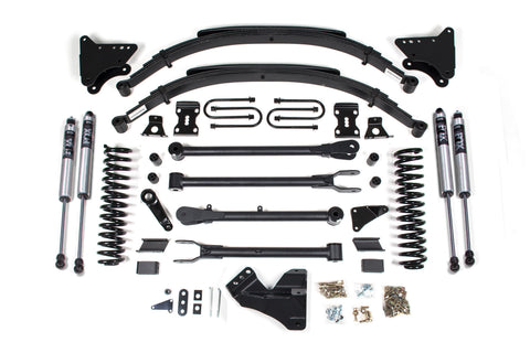 4 Inch Lift Kit w/ 4-Link | Ford F250/F350 Super Duty (05-07) 4WD | Diesel