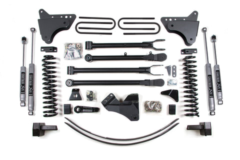 6 Inch Lift Kit w/ 4-Link | Ford F250/F350 Super Duty (05-07) 4WD | Gas