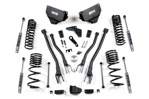 4 Inch Lift Kit w/ 4-Link | Ram 2500 (14-18) 4WD | Gas