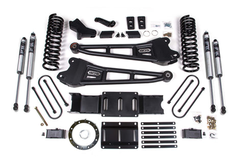 4 Inch Lift Kit w/ Radius Arm | 3 Inch Rear Block | Ram 3500 (19-24) 4WD | Diesel