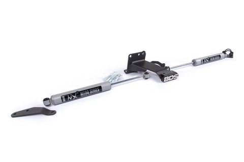 Dual Steering Stabilizer Kit w/ NX2 Shocks | T-Style Steering | Ram 2500 (19-25) and 3500 (19-24) 4WD
